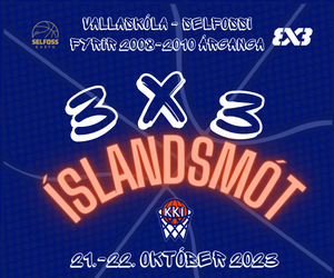 Fyrstu Íslandsmeistarar 3x3 krýndir um nýliðna helgi