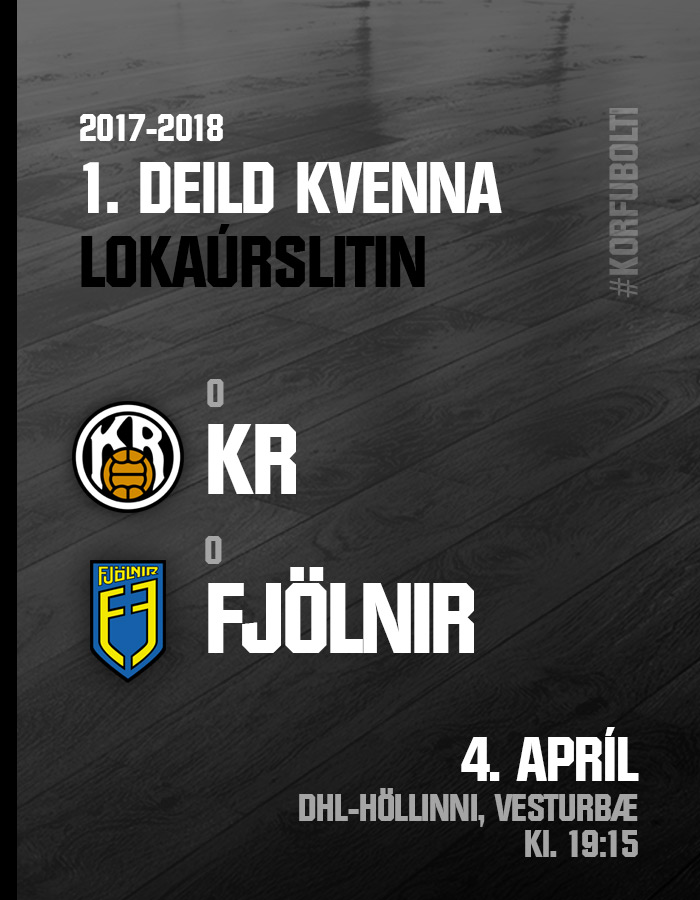 1. deild kvenna · KR-Fjölnir í lokaúrslitunum 2018