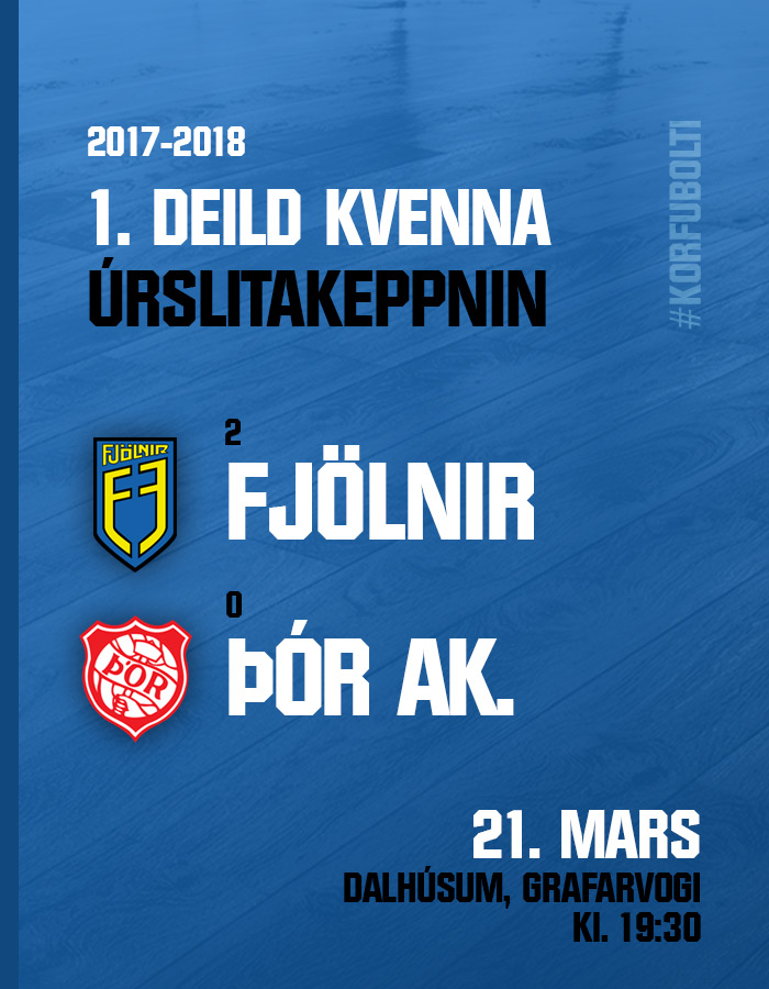 1. deild kvenna: Tveir leikir í úrslitakeppninni í kvöld