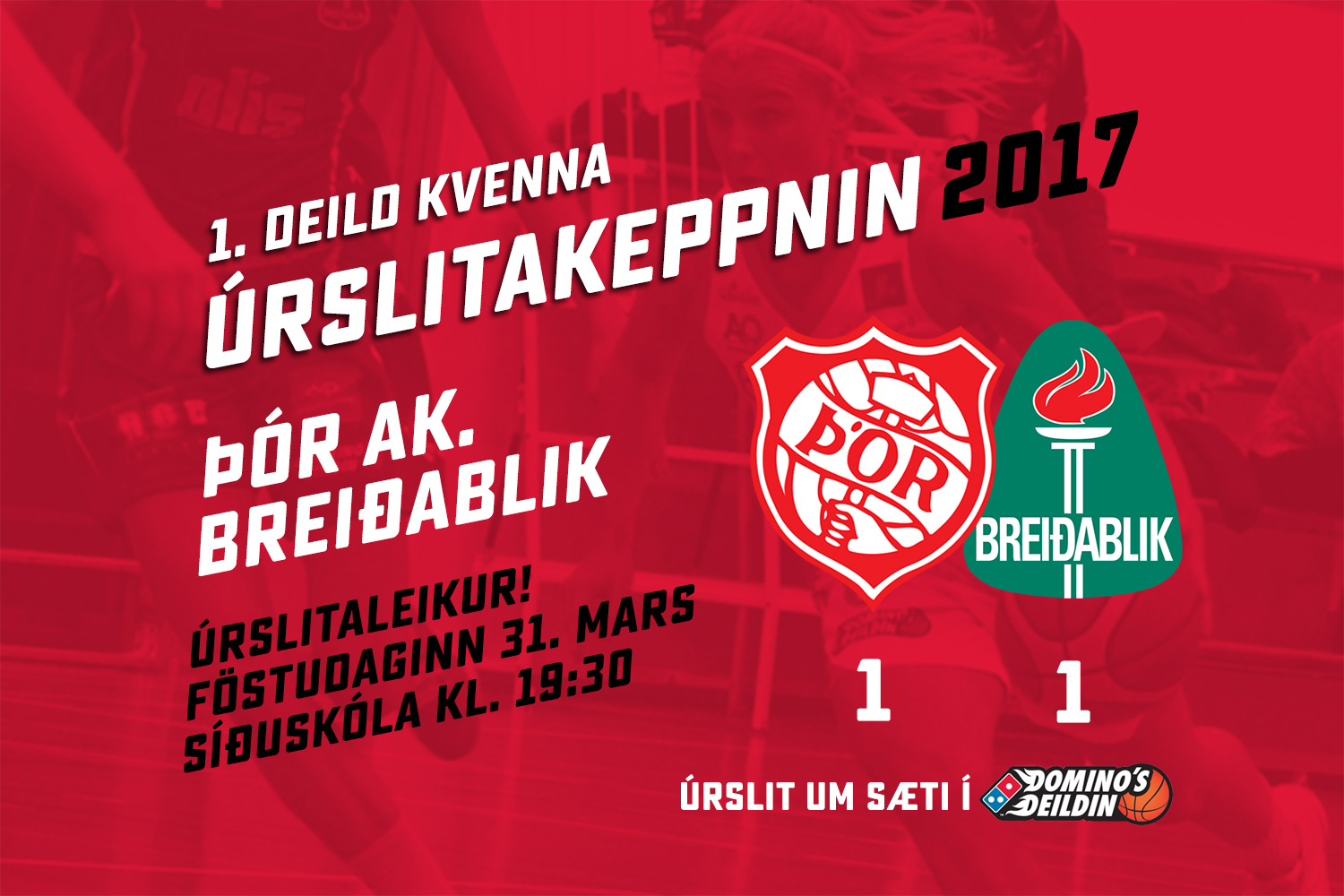 Oddaleikur! Þór Akureyri-Breiðablik í 1. deild kvenna í kvöld