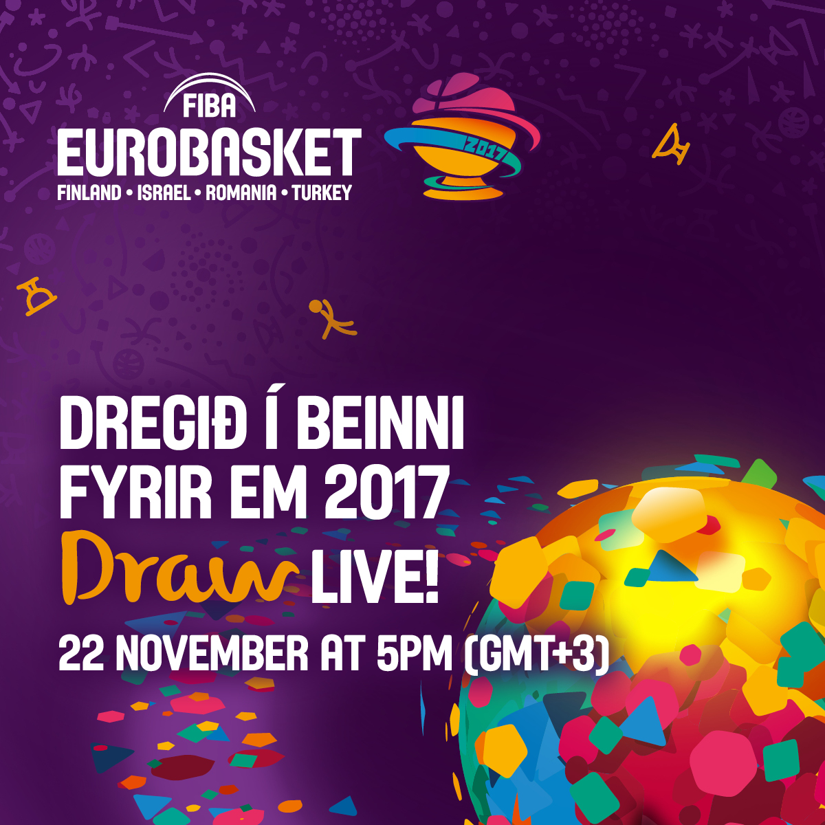 EuroBasket 2017 · Dregið í dag - Fylgist með í beinni á netinu