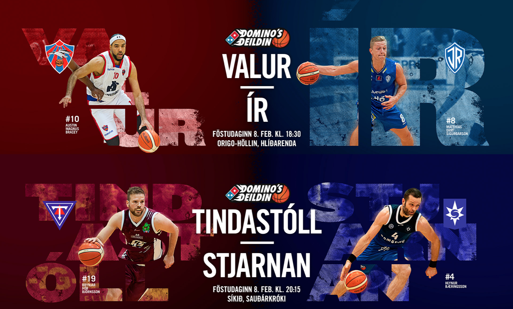 Domino's deild karla · Tveir leikir í beinni í kvöld á Stöð 2 Sport