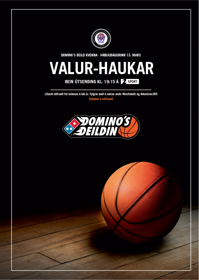 Domino's deild kvenna í kvöld · Valur-Haukar beint á Stöð 2 Sport