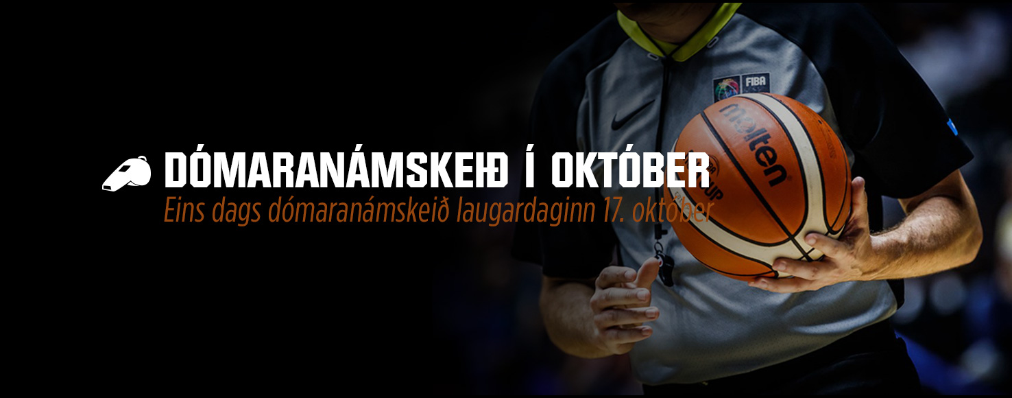 Dómaranámskeið 17. október · Dagsnámskeið