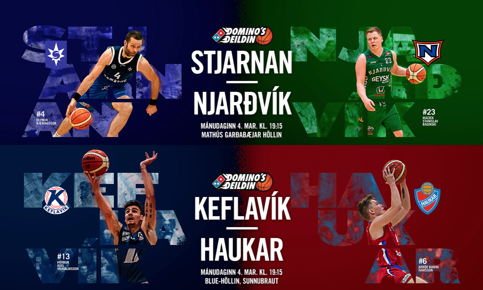 Domino's deild karla · Toppslagur í kvöld