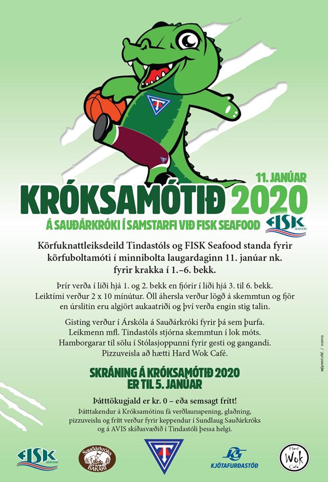 Króksamótið · 11. janúar 2020 - Skráning hafin!