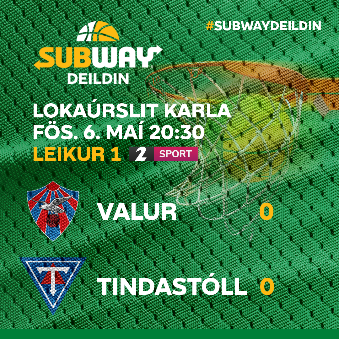 Subway deild karla: Lokaúrslitin hefjast í kvöld!