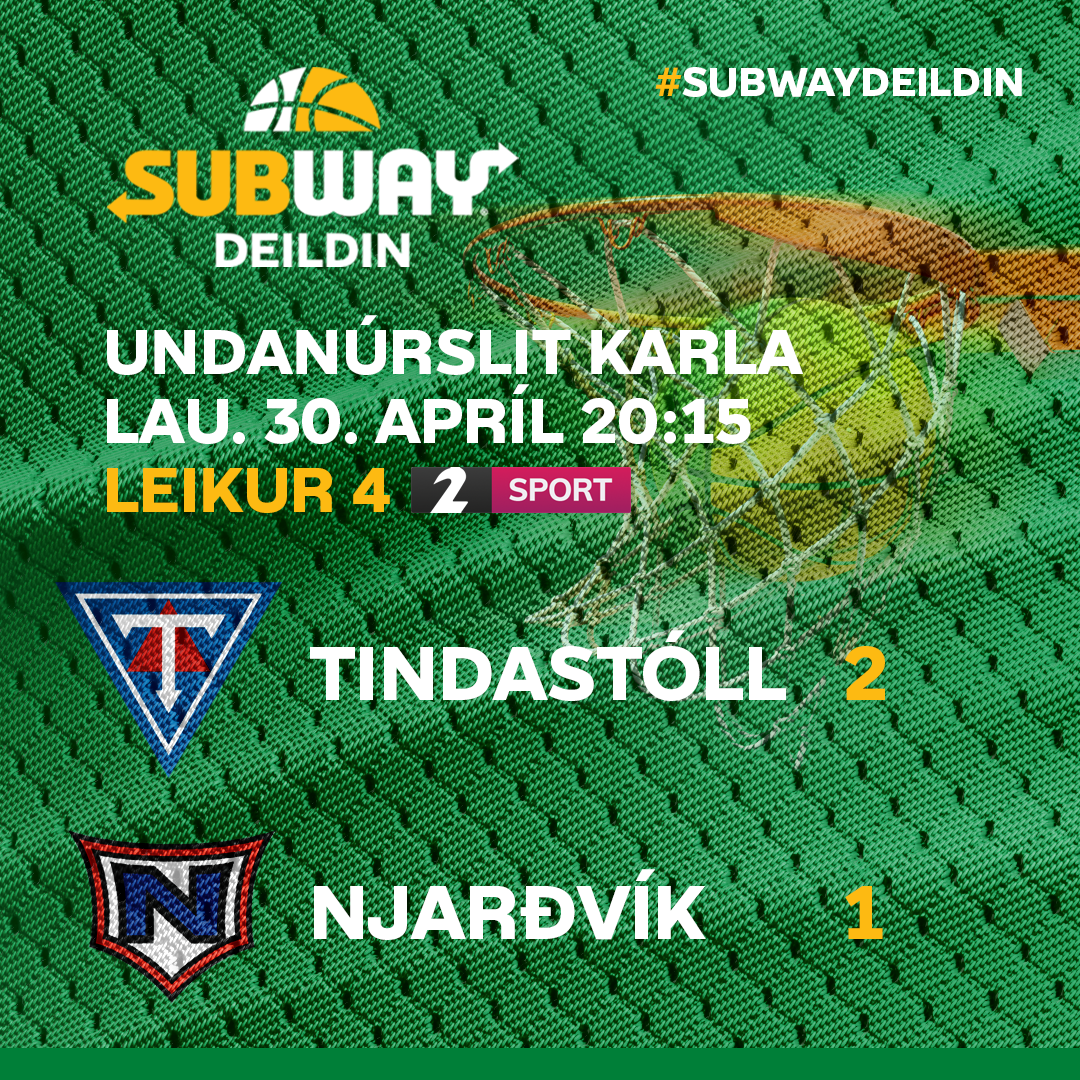Subway deildin: Tindastóll-Njarðvík · Leikur 4 í kvöld!