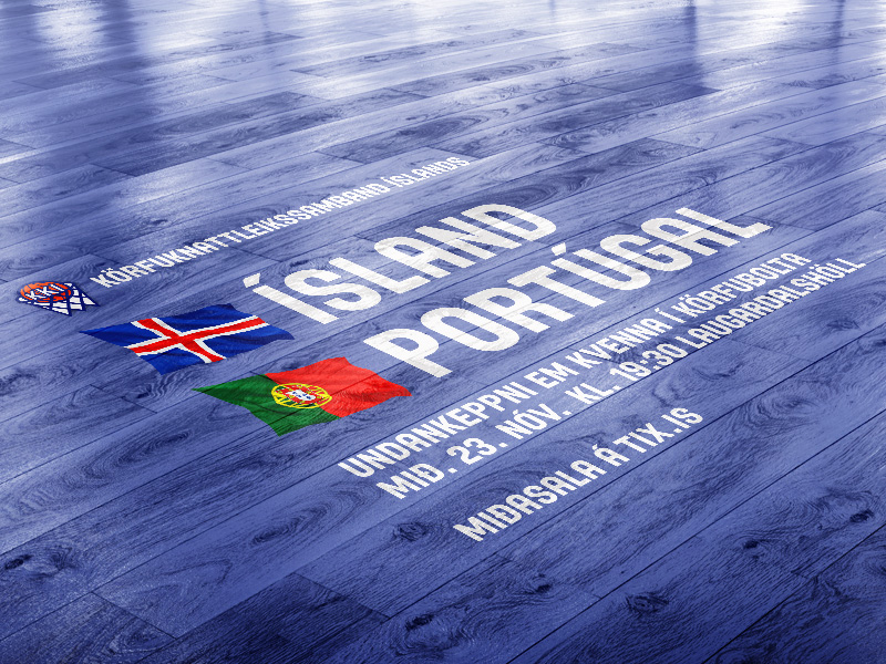Ein breyting á liði Íslands: Ísland-Portúgal í kvöld