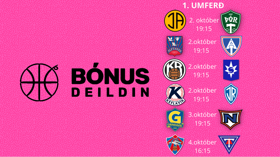 BÓNUS DEILD KARLA HEFST Í KVÖLD