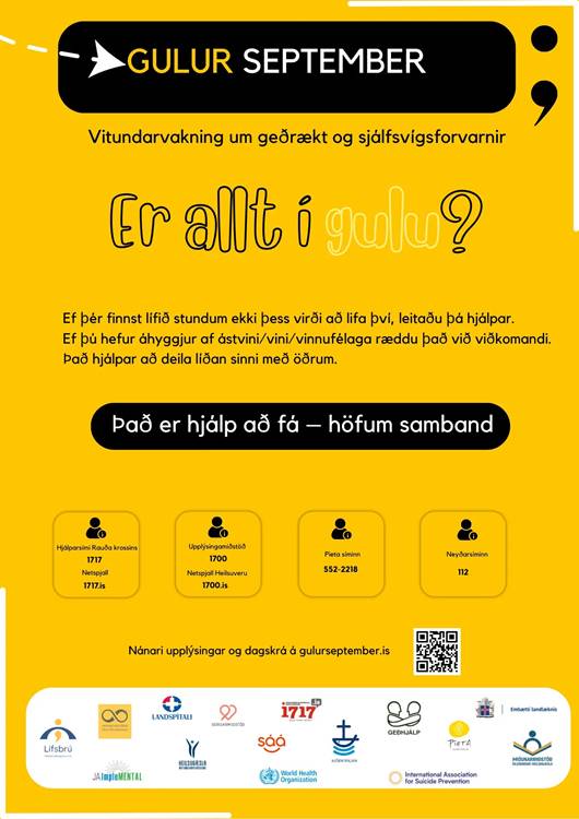 Mynd með frétt