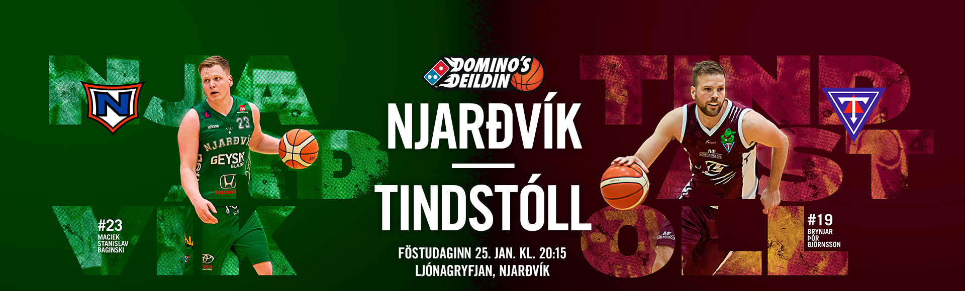 Domino's deild karla · NJARÐVÍK-TINDASTÓLL í beinni á Stöð 2 Sport