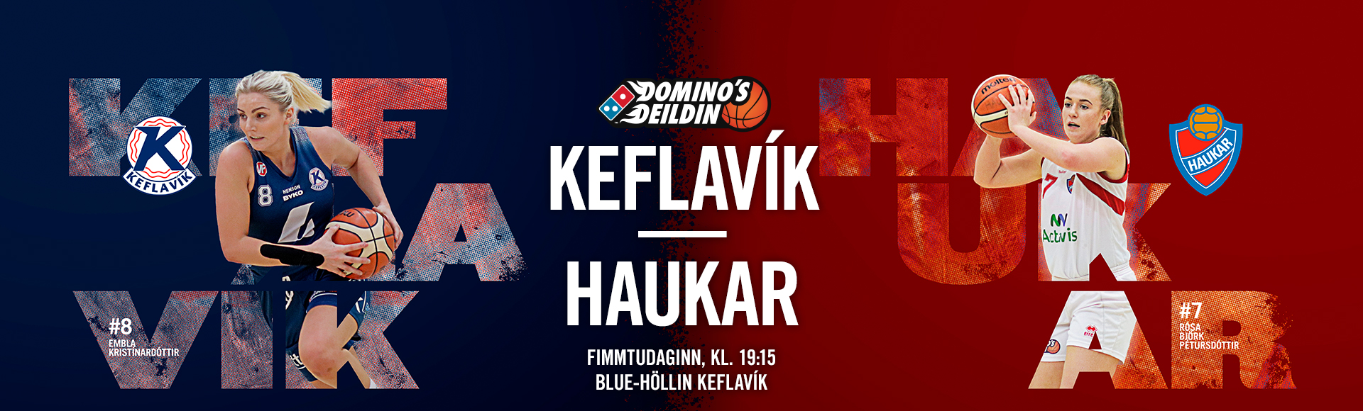 Domino's deild kvenna í kvöld · Keflavík-Haukar