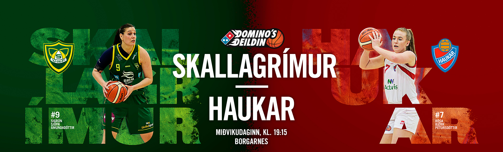 Domino's deild kvenna · Fjórir leikir í kvöld: Skallagrímur-Haukar beint á Stöð 2 Sport