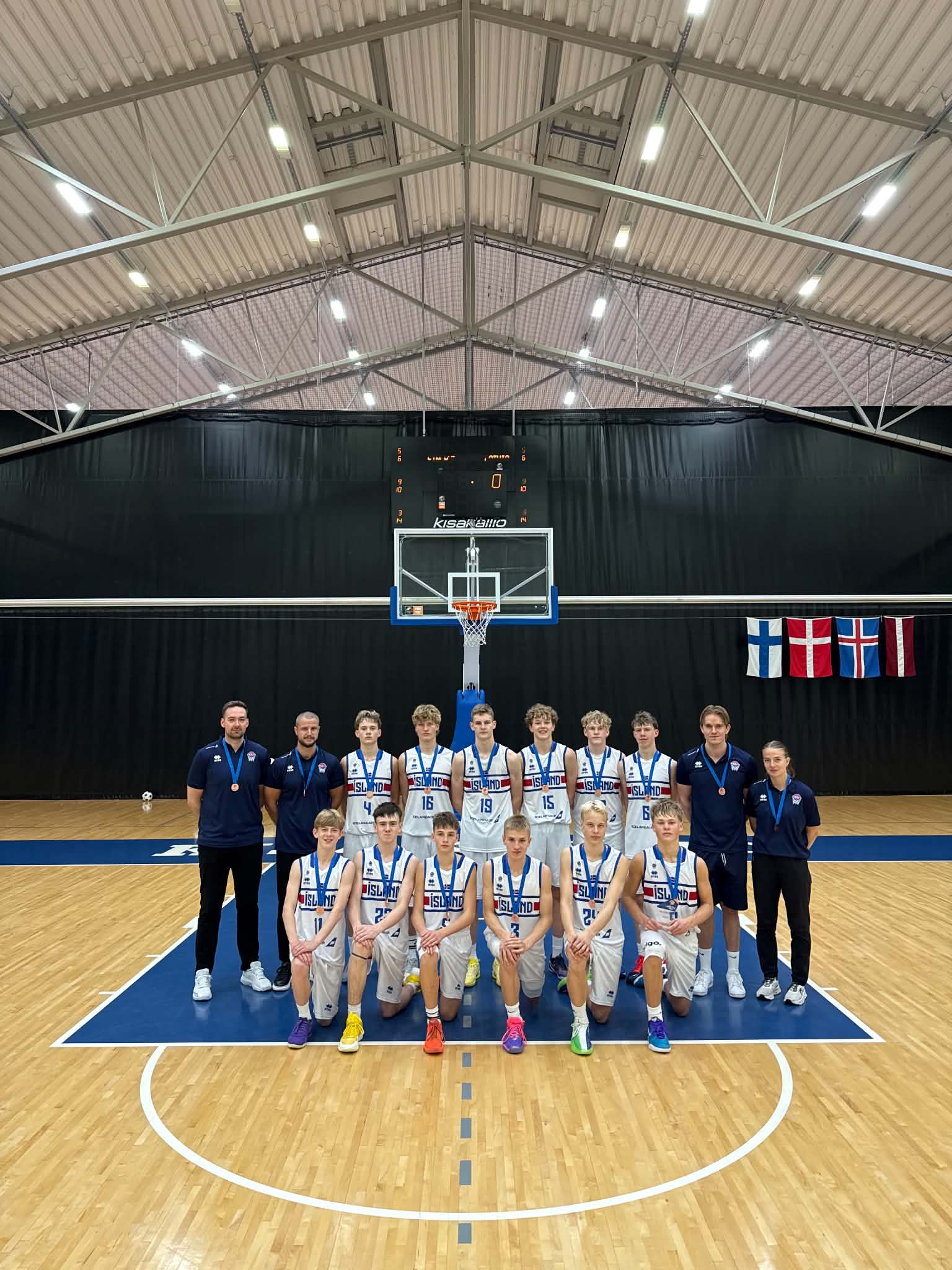 U15 ára landslið drengja náði bronsverðlaunum á Nordic Open í Kisakallio