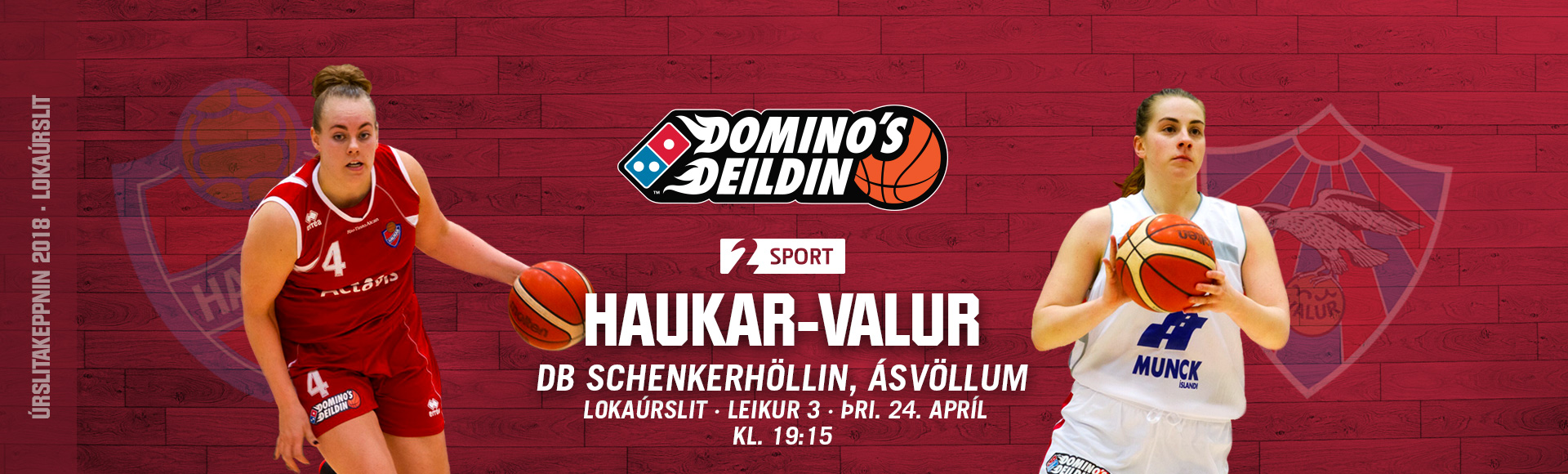 Úrslit Domino's deildar kvenna: Haukar-Valur í kvöld · Leikur 3