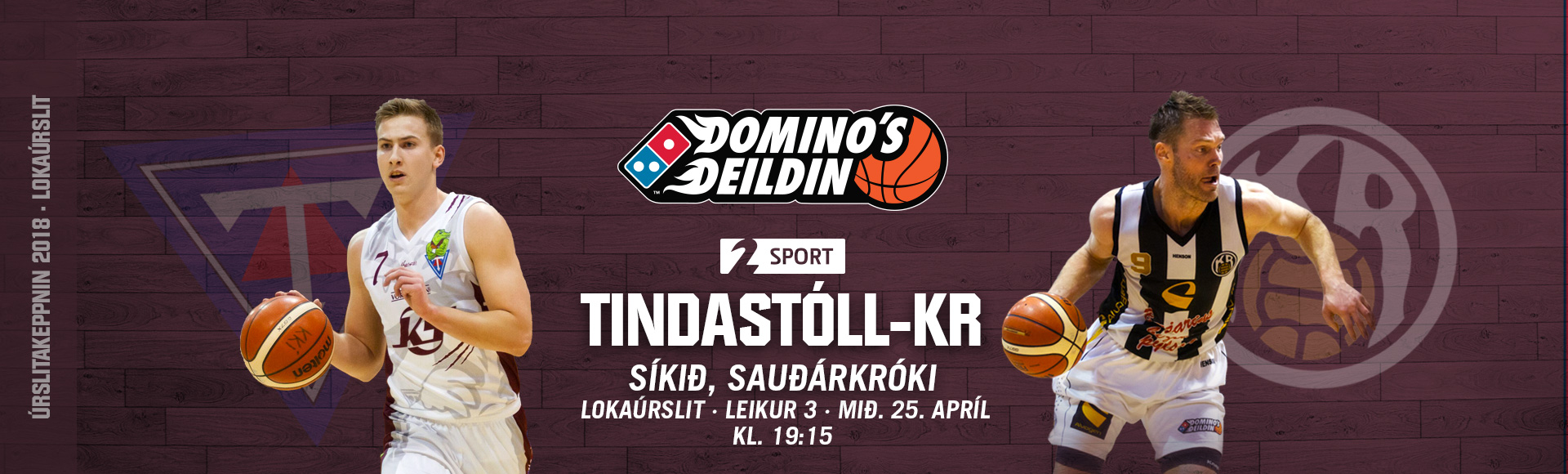 Úrslitakeppni Domino's deildar karla: Tindastóll-KR í kvöld · Leikur 3