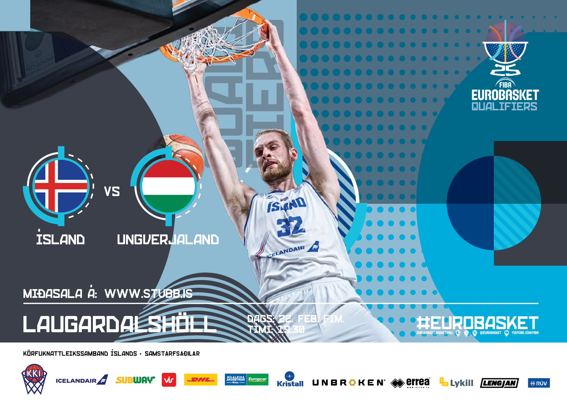 EuroBasket 2025: Miðasala hafin á ÍSLAND-UNGVERJALAND