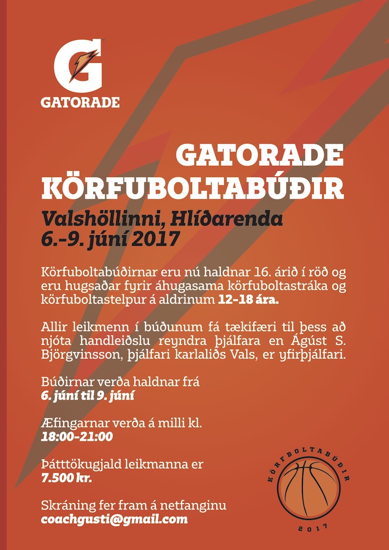 Gatorade-búðirnar 2017