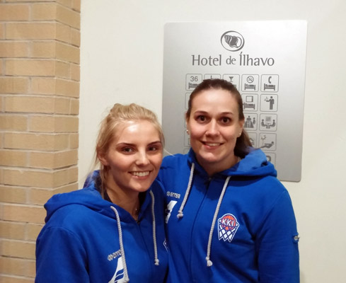 Verður tekið sérstaklega vel á móti Sigrúnu og Ingunni Emblu í Ílhavo?