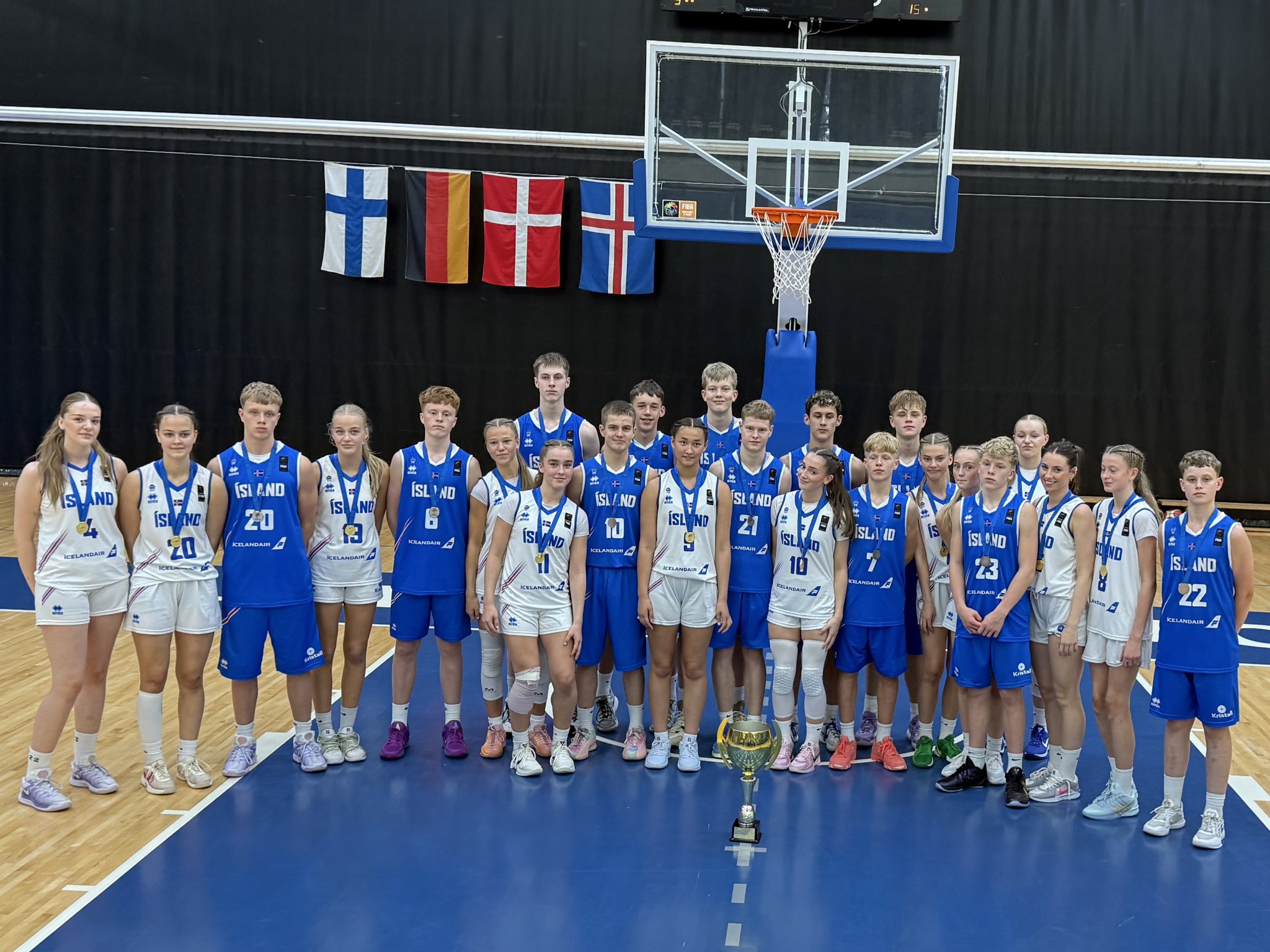 U15 ára liðin í 1. og 2. sæti í Finnlandi