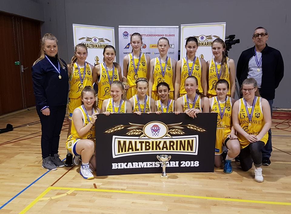 Maltbikarinn: Grindavík bikarmeistari í 9. flokki stúlkna