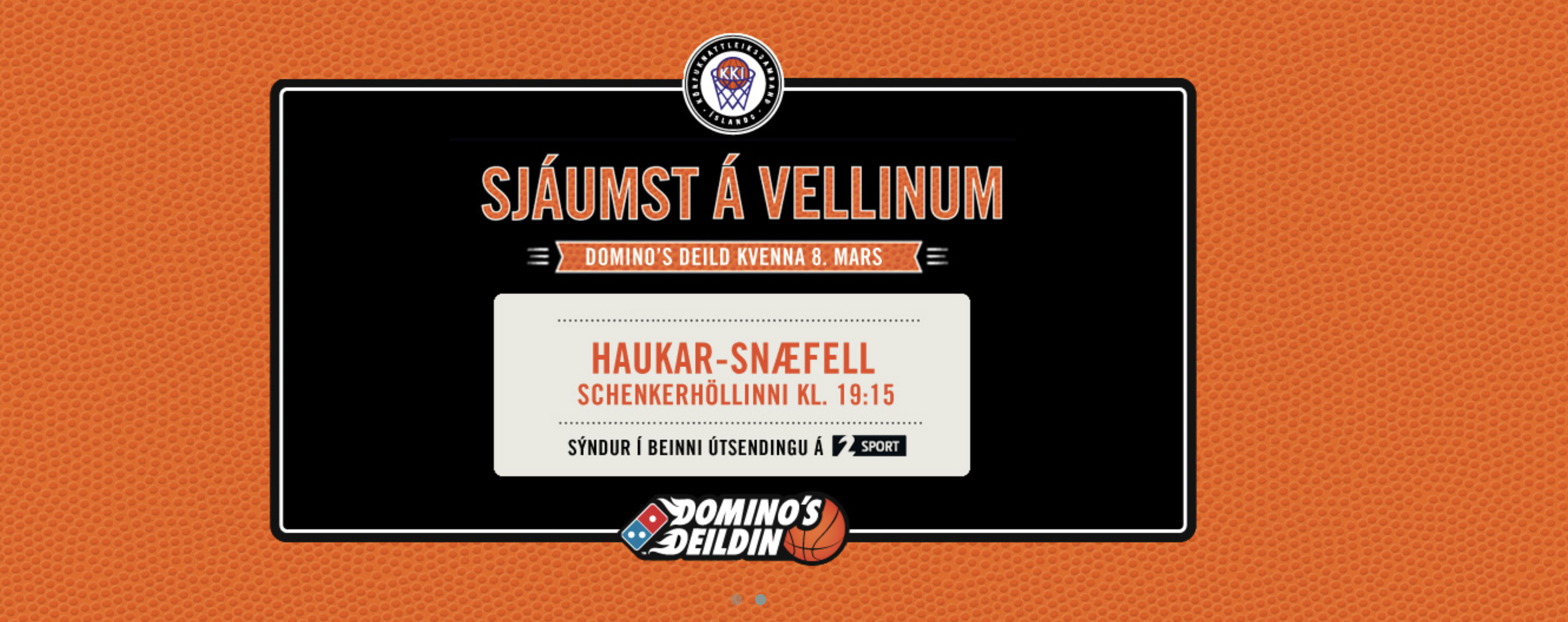 Domino's deild kvenna · Haukar-Snæfell í beinni á Stöð 2 Sport