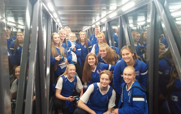 EM U16 stúlkna · Hópurinn lagður af stað til Rúmeníu