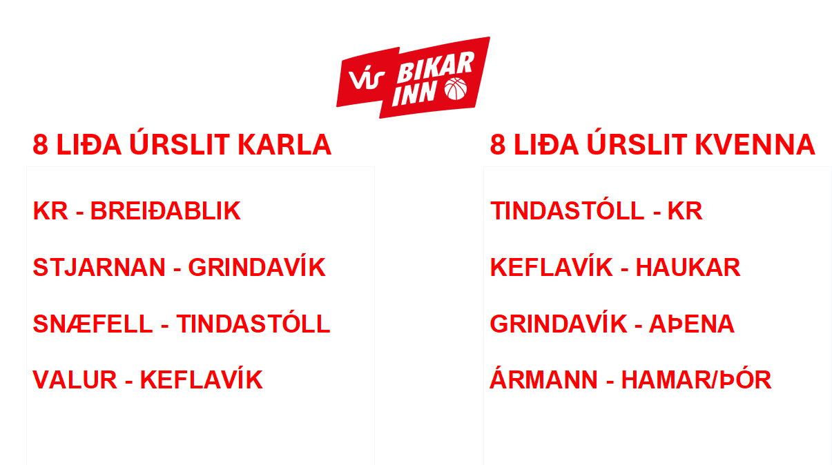 VÍS Bikarinn | 8 liða úrslit