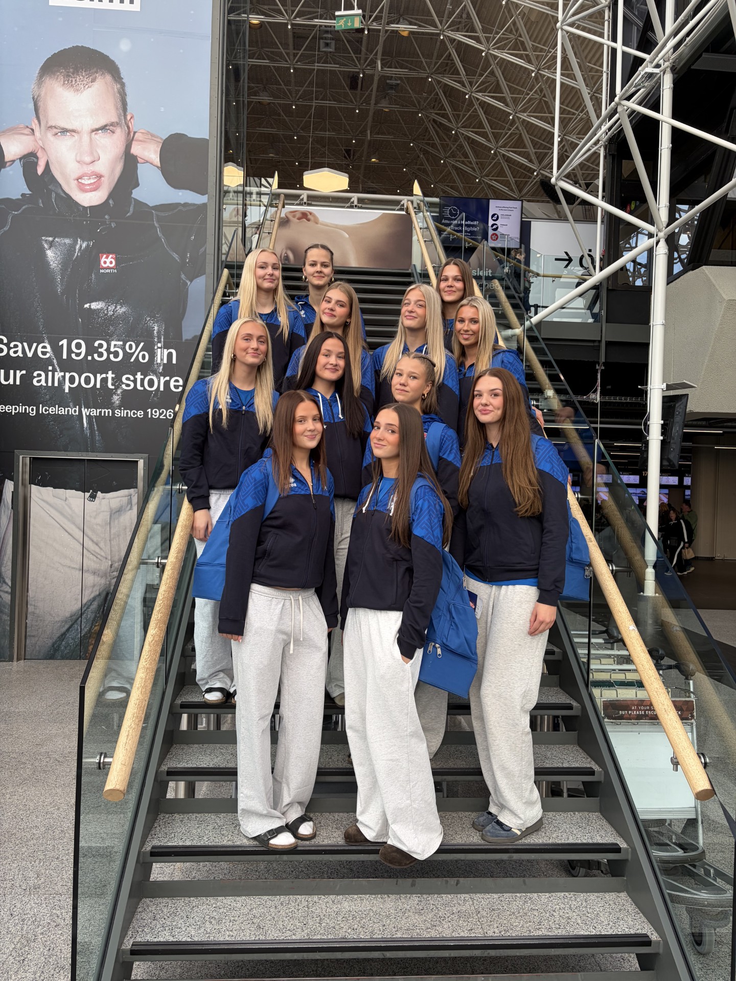 U16 ára landslið kvenna mætt til Finnlands á NM