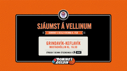 Domino's deild kvenna í dag · Grindavík-Keflavík beint á Stöð 2 Sport