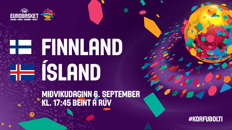 EuroBasket 2017 · Ísland-Finnland