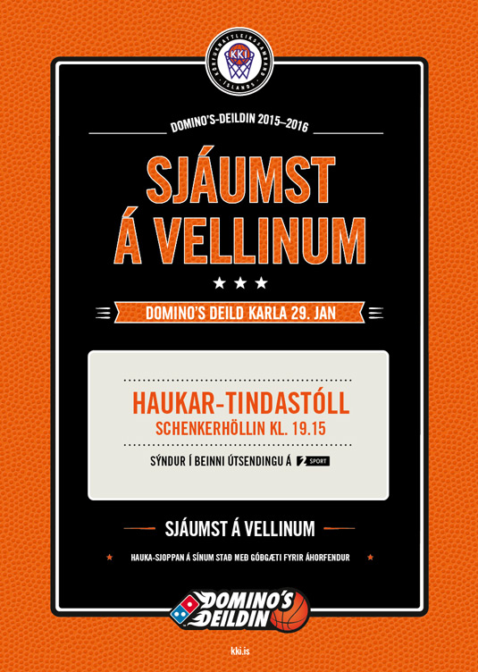 Domino's deild karla · Haukar-Tindastóll í beinni