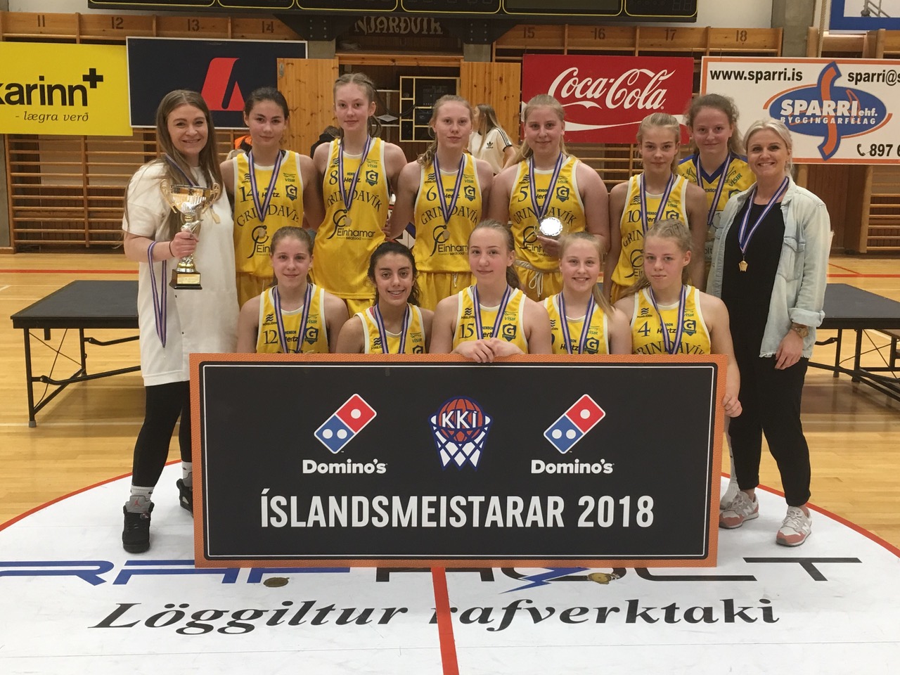 Grindavík er íslandsmeistari í 10. flokki stúlkna 2018!