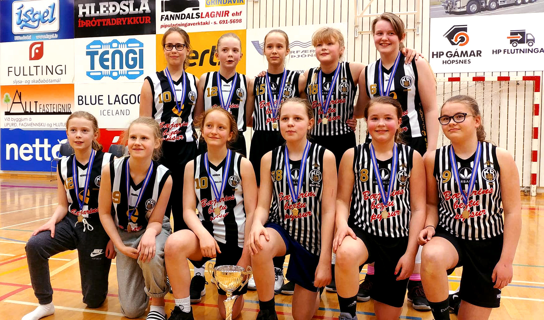 KR Íslandsmeistari MB 11 ára stúlkna 2018