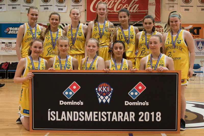 Grindavík er íslandsmeistari í 9. flokki stúlkna 2018!