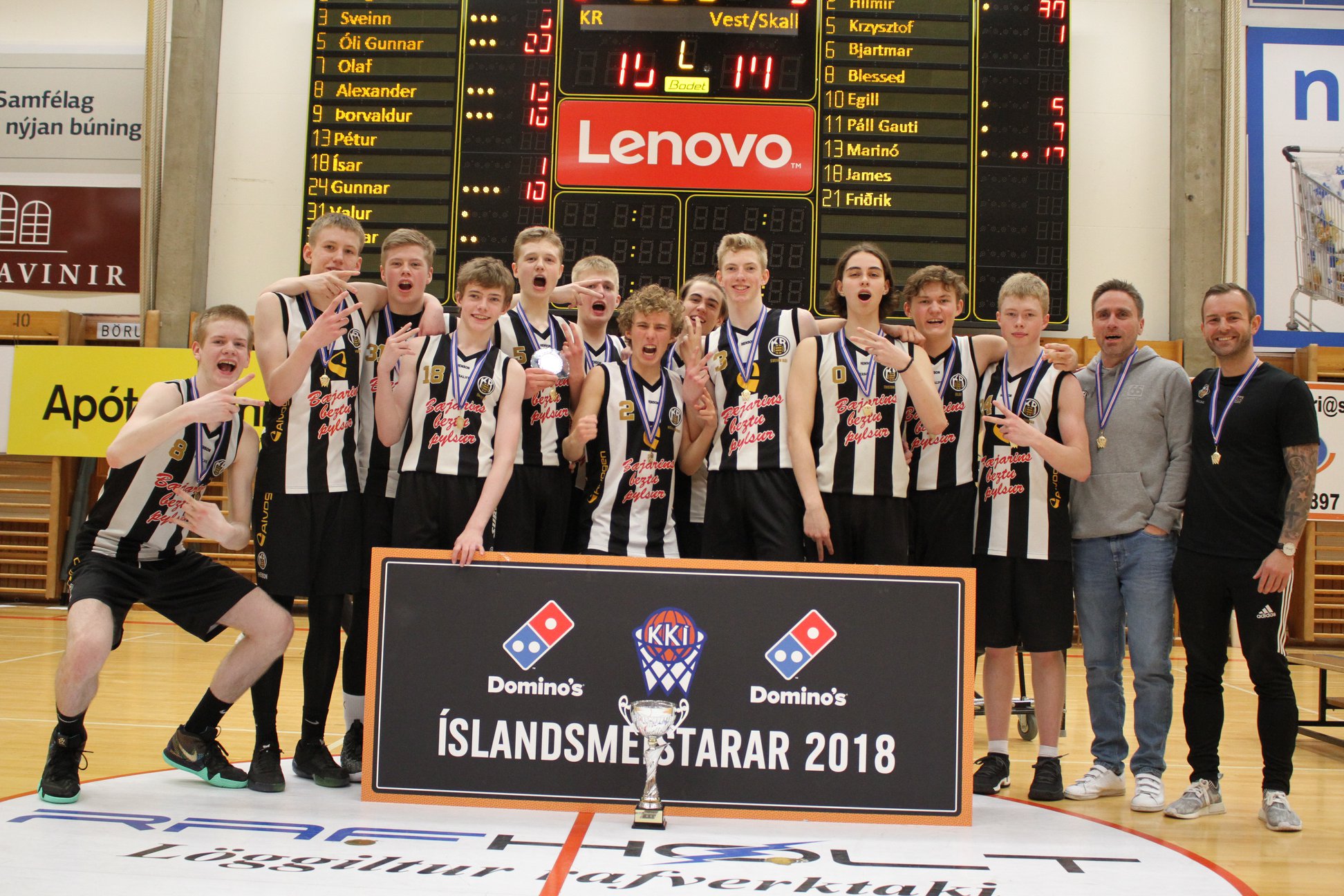 KR eru íslandsmeistarar í 10. flokki drengja 2018!