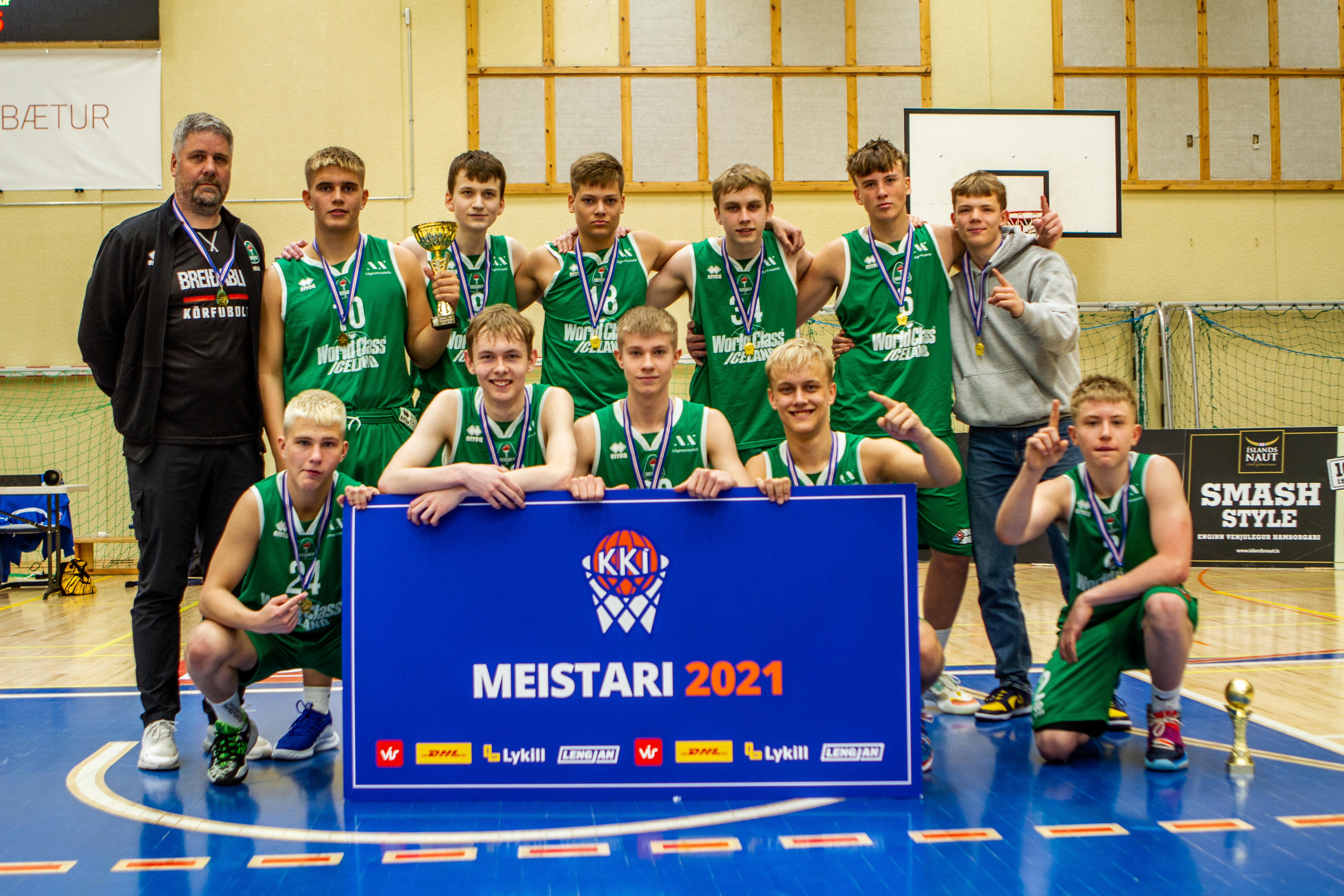 Breiðablik b meistari neðri deilda drengjaflokks