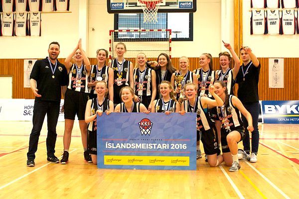 Íslandsmeistarar í 10. flokki drengja, 10. flokki stúlkna, Unglingaflokki kvenna og Unglingaflokki karla 2016