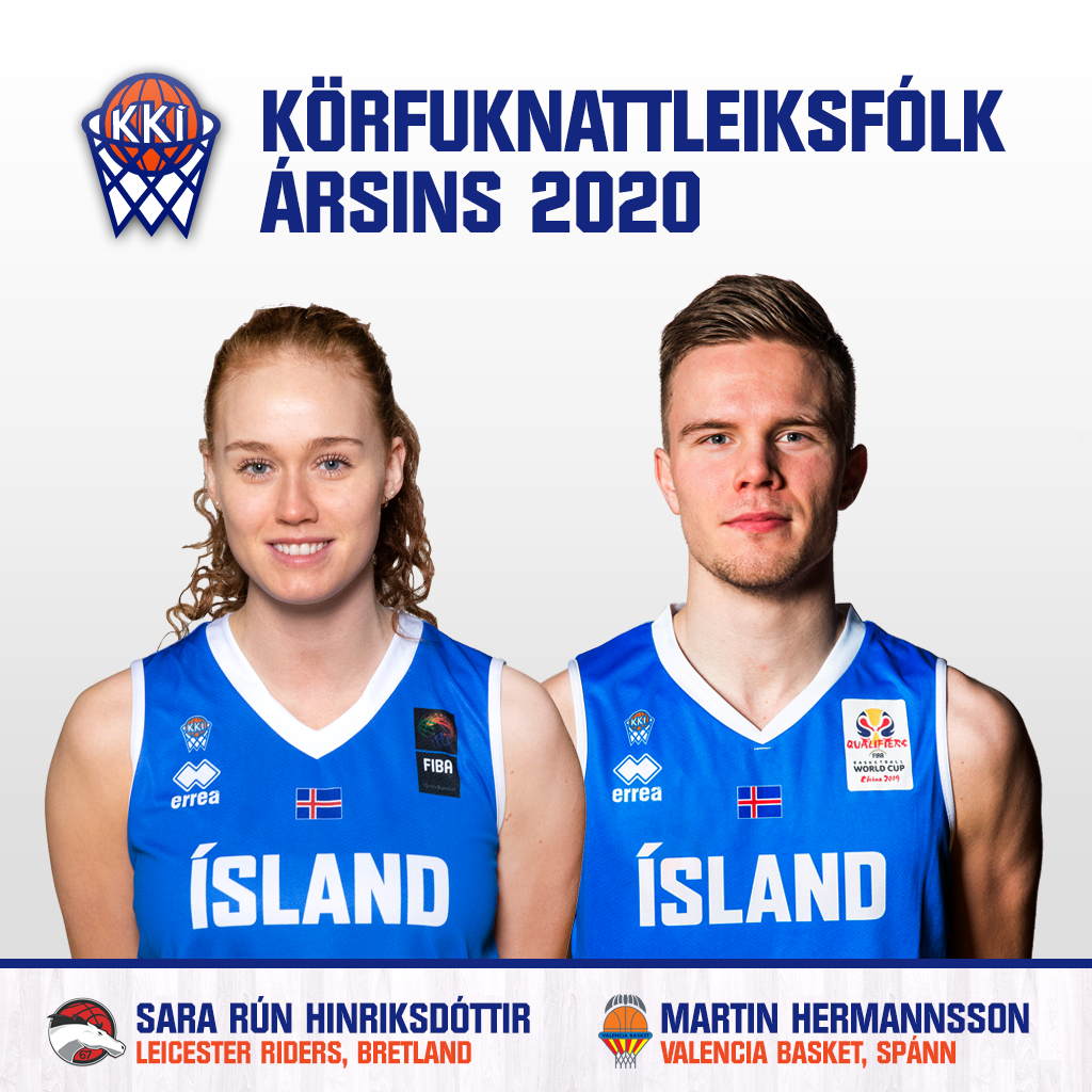 Körfuknattleiksfólk ársins 2020 · Sara Rún og Martin kjörin best  í ár