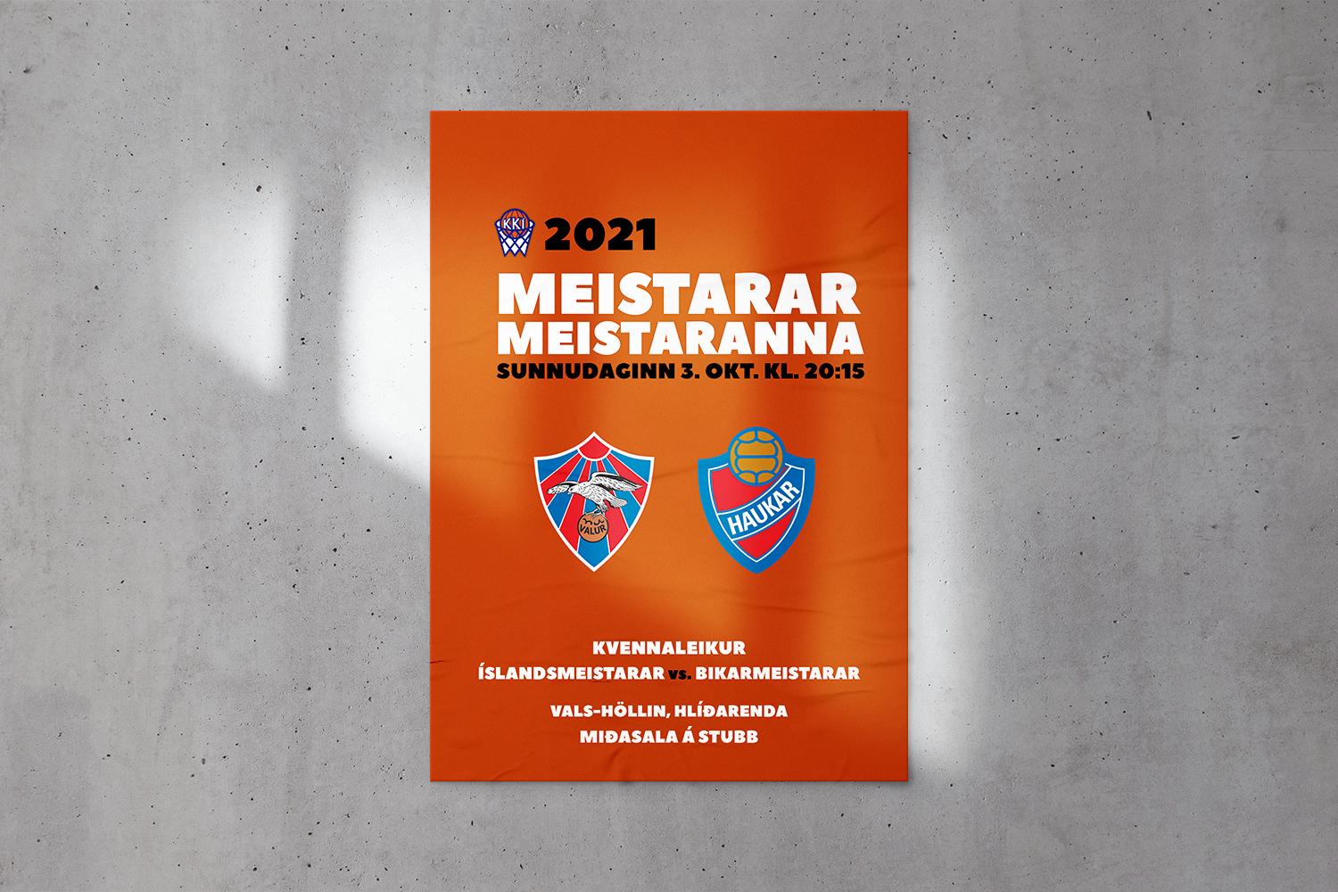 Meistarar meistaranna 2021 · Valur-Haukar á morgun sunnudag 3. október