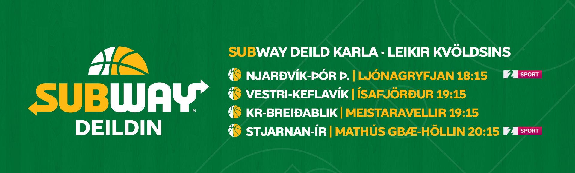 Subway deild karla hefst í kvöld!