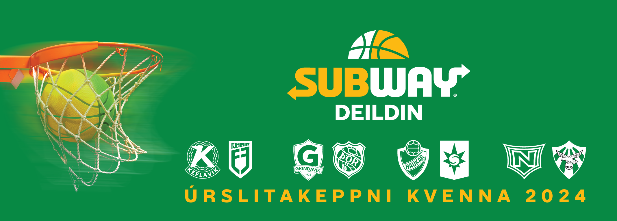 Úrslitakeppni Subway deildar kvenna hefst í kvöld