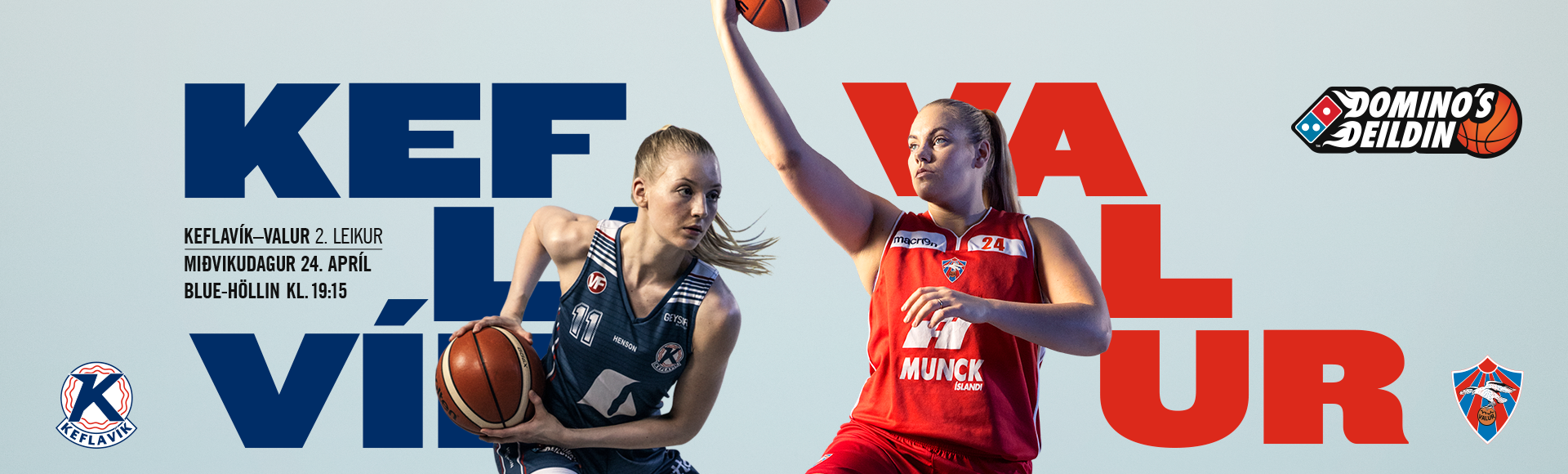 Úrslit 2019 í Domino's deild kvenna · Keflavík-Valur leikur 2 í kvöld
