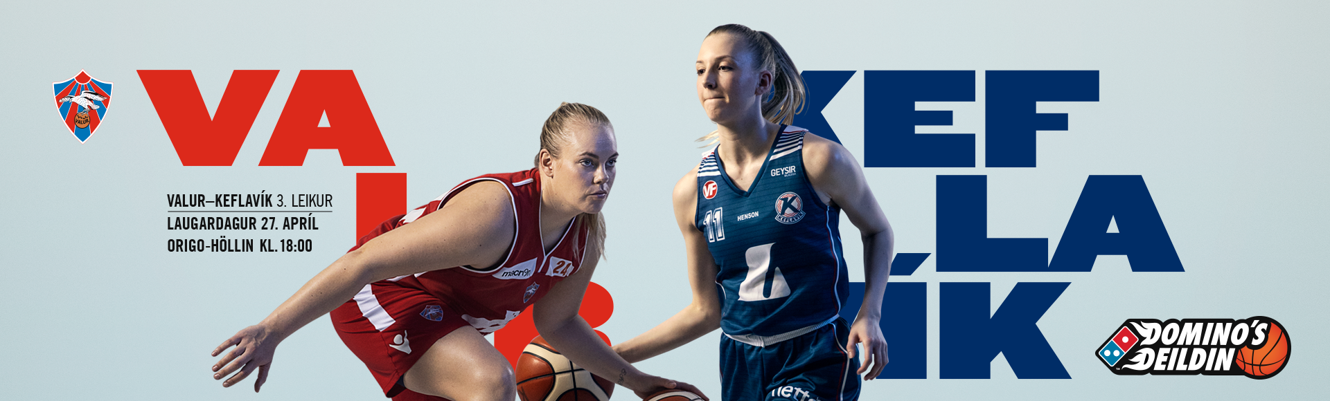 Úrslit 2019 í Domino's deild kvenna · Valur-Keflavík leikur 3 í kvöld